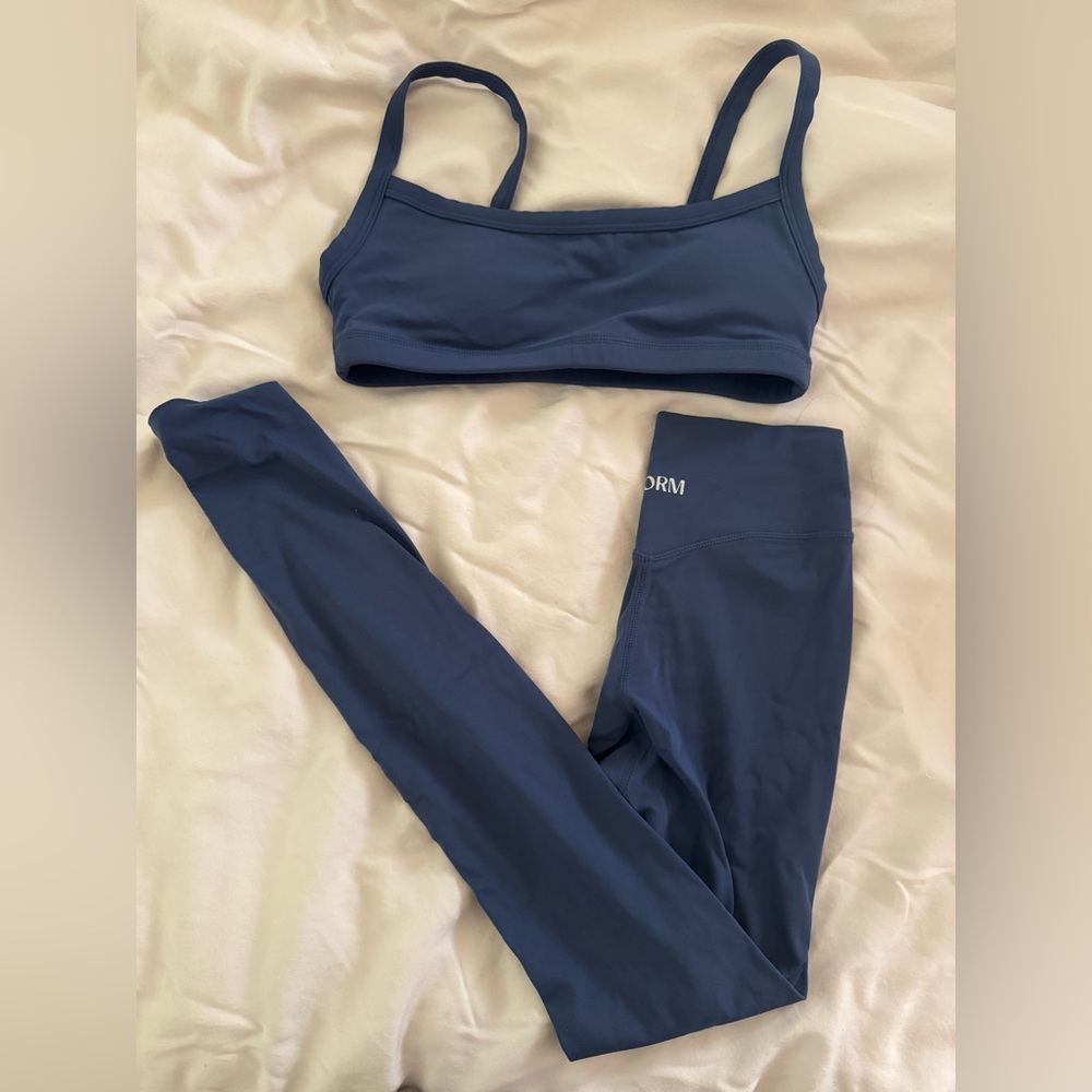 Form by Sami Clarke and Sami Spalter Supporter Bra and Leggings Ocean Set XS